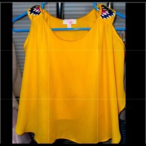 Dress shirt GB girls size small. Yellow